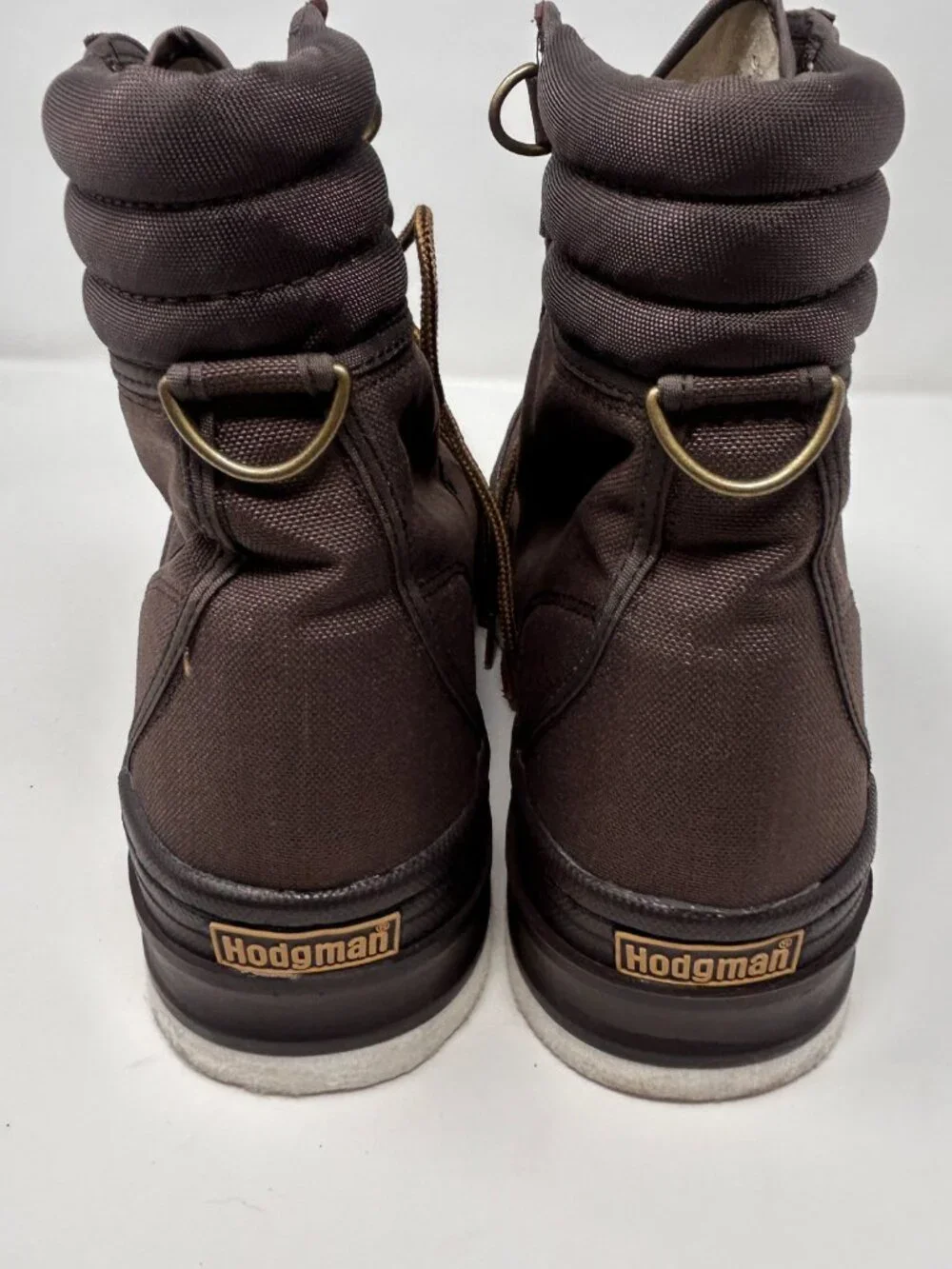 Hodgman Men's Size 12 Felt Sole Wading Boots Fly Fishing River Wade Brown Lace